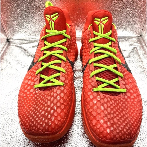 Nike Zoom Kobe 6 Protro Reverse Grinch FV4921-600 Men's Size 10